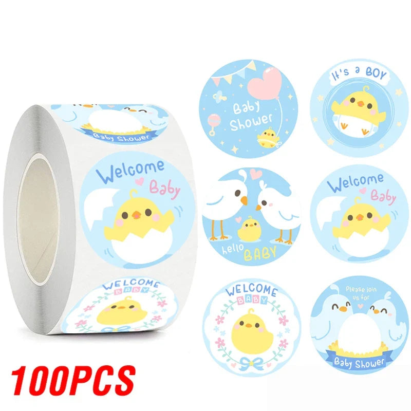 100-500pcs Cartoon Animal Reward Stickers for Kids Cute Gift Decor Stickers Labels School Encourage Children Stationery Stickers (Online Order Only)
