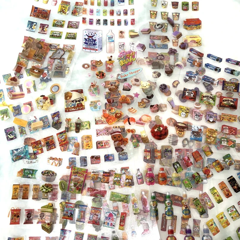 20pcs/set Cute Y2k Glitter Laser Sticker for Phone Camera Luggage Journal Sticker Kawaii Decoration Sticker Gift (ONLINE ORDER ONLY)