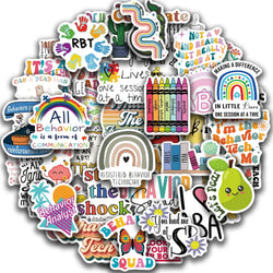 50Pcs ABA Colourful Good Day Stickers For Laptop Luggage Scrapbook Skateboard Guitar Phone Stickers Aesthetic Graffiti Decals (ONLINE ORDER ONLY)