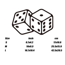 DICE Stickers，cute & funny stickers for you cars truck motorcycles & laptops! (ONLINE ORDER ONLY)