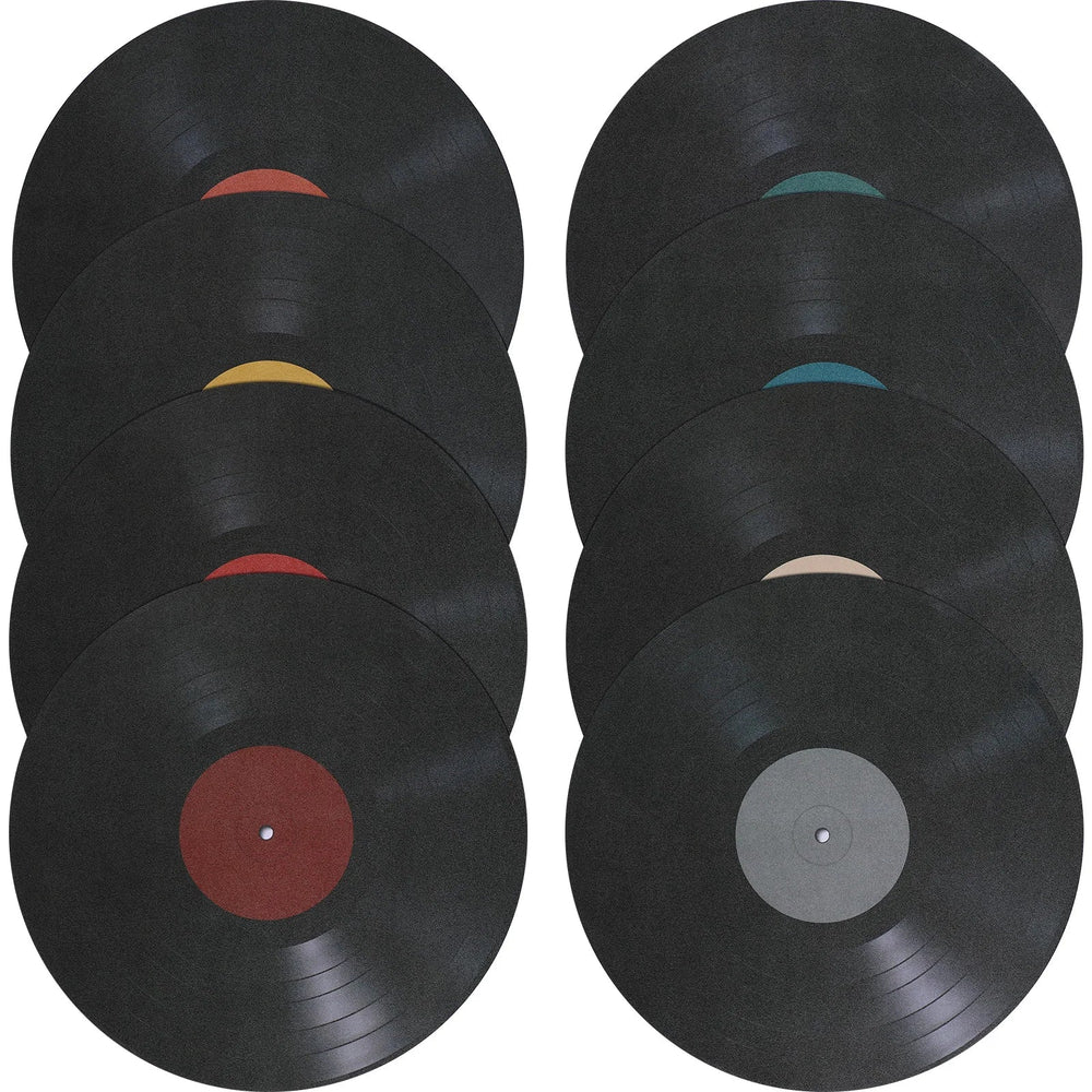8Pcs Vinyl Record Wall Stickers Decors Vinyl Record Decals Music Artistic Vinyl Record Wall Ornaments Restaurant Bar Home Decors (ONLINE ORDER ONLY)