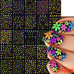 30 Sheets Cute Penguin Winter Nail Stickers Set 3D Snowflake Christmas Decals Tree Elk Bell Self Adhesive Slider Manicure Tips * (ONLINE ORDER ONLY)