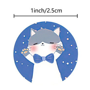 100-500pcs 1 inch Cat Sticker kids Reward Sticker Gift Decoration Label Teacher Encouragement Student Stationery Stickers (ONLINE ORDER ONLY)