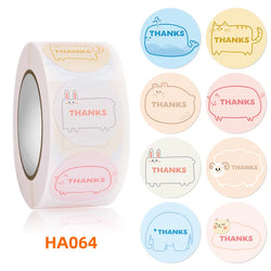 1inch/2.5cm Animal Good Job Cool Stickers Roll for Envelope Praise Reward Student Work Label Stationery Seal Lable (ONLINE ORDER ONLY)