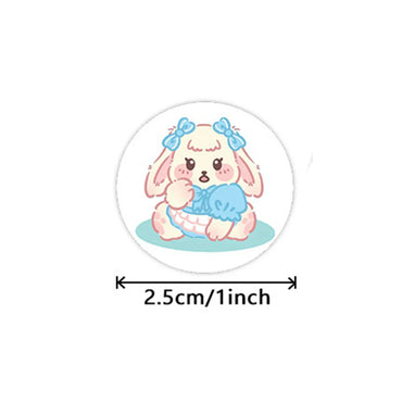 100-500pcs Cartoon Animal Children Sticker Label Cute Toy Game Adhesive Labels Sticker DIY Gift Sealing Label Decoration (ONLINE ORDER ONLY)