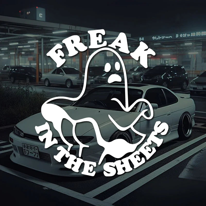"FREAK IN THE SHEETS"stickers,high quality funny decal for cars trucks motorcycles &laptops!Durable Automobiles Accessories (ONLINE ORDER ONLY)