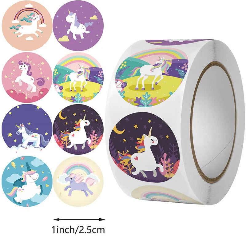100-500pc Stickers for Children Kids Rolling Animal Roll Dog Stickers Small Packaging Pack Stickers Photocard Decor Lables (ONLINE ORDER ONLY)