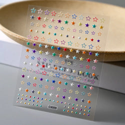 1Sheet Valentine's Day Decals 5D Nail Art Stickers Heart Self-Adhesive Slider Love Letters DIY Manicure Accessories "Dopamine" % (ONLINE ORDER ONLY)