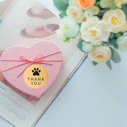 100-500 Pcs 2.5CM 1inch Round Gift Sealing Thank You Stickers Animal Foot Design Festival Party Wedding Decorations Labels (ONLINE ORDER ONLY)