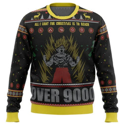 Dragon Ball 3D Sweatshirt: Goku Saiyan Christmas Jersey Men Kids (ONLINE ORDER ONLY)