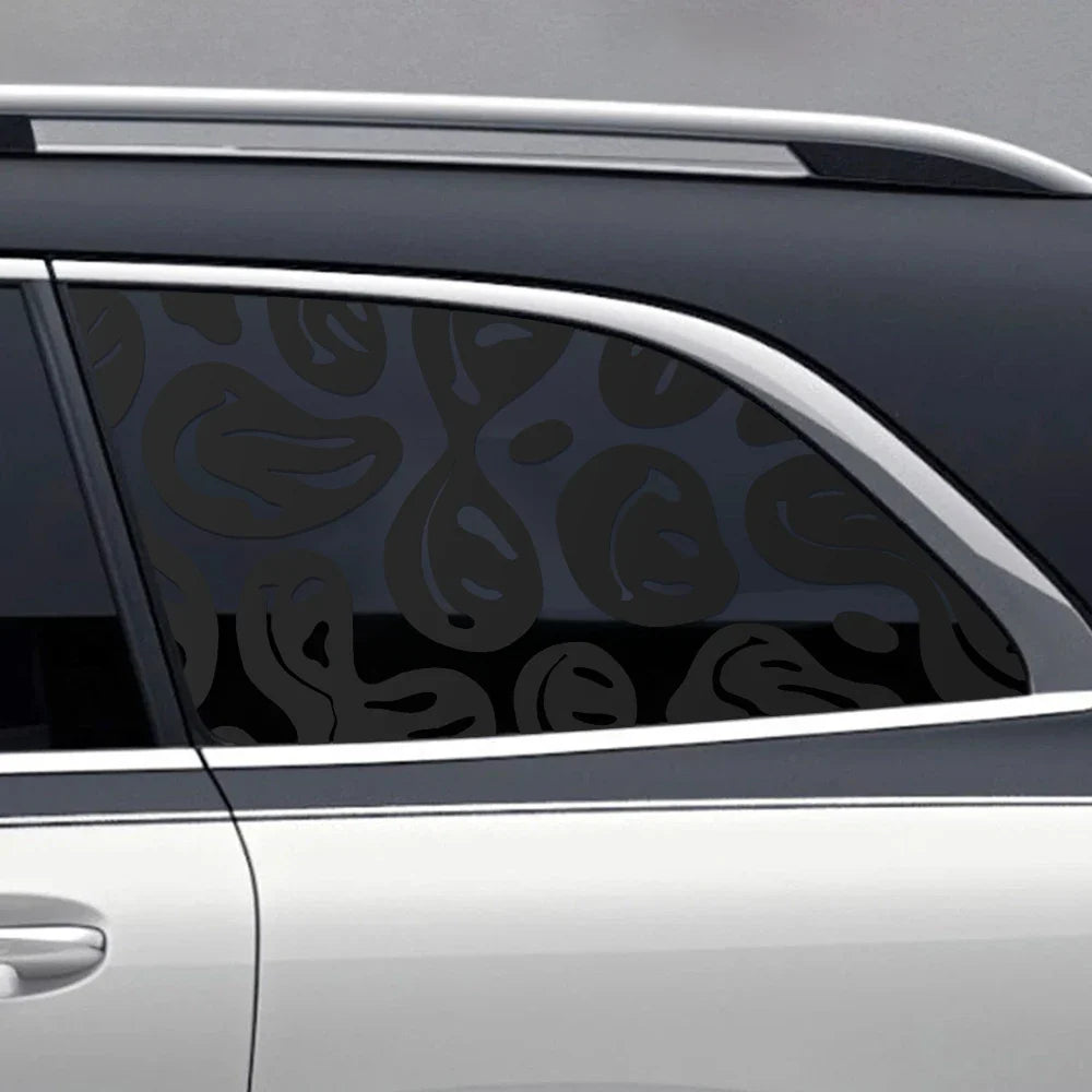 Ghost Car Sticker for Triangle Window Decoration External Accessories Die Cutting Waterproof Vinyl Decal Apply All Vehicles (ONLINE ORDER ONLY)