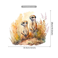 African Savannah Meerkat Wall Stickers Kids Room Decor (Online Order Only)