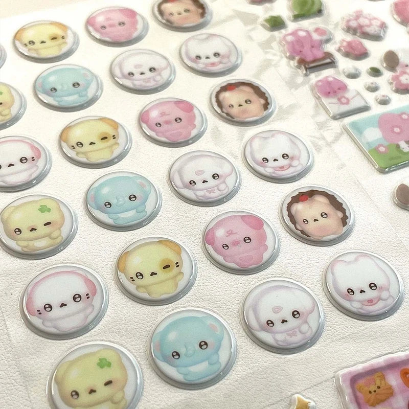 Ins Cute Model Bubble Sticker for Phone Camera Luggage Journal Sticker Kawaii Decoration Sticker Gift (ONLINE ORDER ONLY)