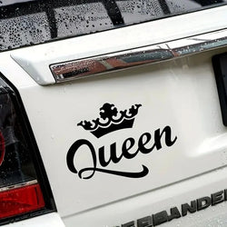 CROWN QUEEN Car Stickers, Fashion Waterproof Vinyl Decal Auto Sticker Car Styling Decoration Accessories (ONLINE ORDER ONLY)