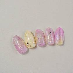 Gold Silver Star Laser Pink Colorful Glitter Starlight Sparkle Rhinestones Relief Nail Art Decorations Stickers Manicure Decals (ONLINE ORDER ONLY)