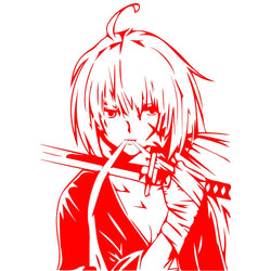 Japanese Anime Car Sticker Individual Decoration Door Donnet External Parts Waterproof Die-Cutting PVC Vinyl Decals (ONLINE ORDER ONLY)