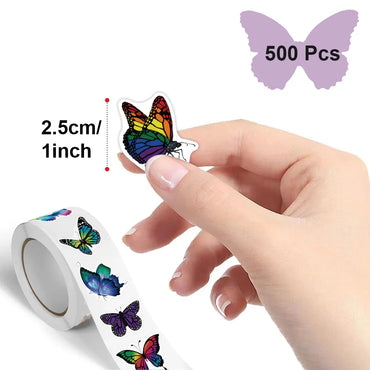 100-500pcs Butterfly Cartoon Graffiti Stickers DIY Phone Guitar Laptop Notebook Suitcase Waterproof Sticker Kids Toy (ONLINE ORDER ONLY)