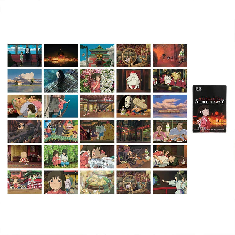 Etori Life 30 PCS Retro Anime Movies Student DIY Stationery Decoration Stickers Suitable for Photo Albums,Diaries,Cups,Scrapbook (ONLINE ORDER ONLY)