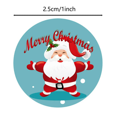 100-500Pcs Candy Bags Box Sticker Gift Sealing Christmas Sticker Thank You Love Wedding Birthday Cookie Bag Kraft Paper Sticker (Online Order Only)