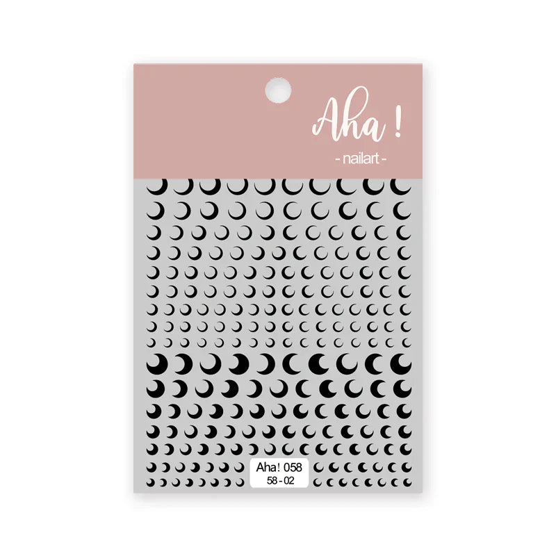 1pc 3D Cloud Moon Design Nail Art Stickers Ultra Thin Self Adhesive Nail Art Decals White Clouds Nail Art Decoration Supplies *N (Online Order Only)