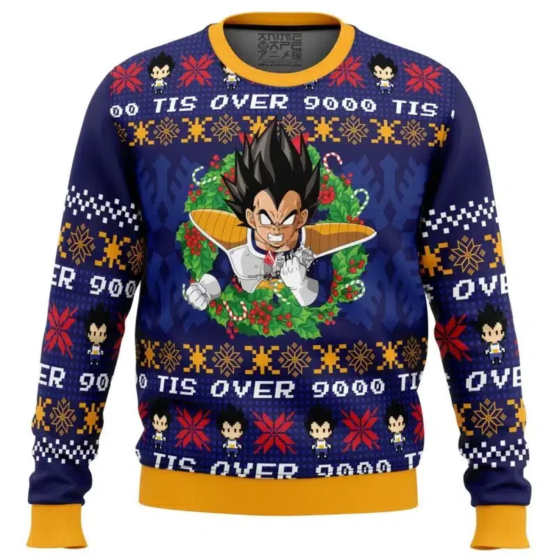 Dragon Ball 3D Sweatshirt: Goku Saiyan Christmas Jersey Men Kids (ONLINE ORDER ONLY)