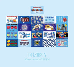 40/60Pcs/box Retro Girls House Series Sticker Hand Account DIY Album Decoration Scrapbooking Stickers Kawaii Korean Stationery (ONLINE ORDER ONLY)