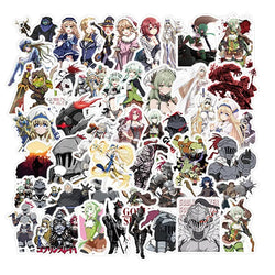 50pcs Goblin Slayer Stickers for Luggage, Stationery, Water Cup, Phone, Laptop, Scooter, Refrigerator (ONLINE ORDER ONLY)