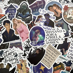 Acotar Waterproof Stickers for Water Bottle, Laptop, Skateboard, Phone, Toy - 10/60pcs (Online Order Only)