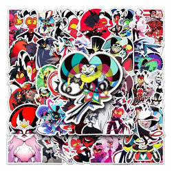 Helluva Boss Sticker Pack - 50pcs for Luggage, Water Bottle, Phone, Laptop, Car, Scooter, Fridge (Online Order Only)