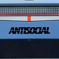 "ANTISOCIAL"Stickers,cool & funny stickers,Decoration for car truck Motorcycles  laptop (ONLINE ORDER ONLY)