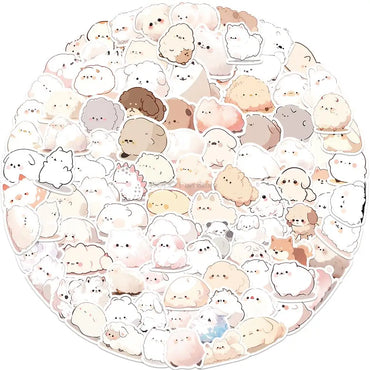 Cartoon Dog Stickers Pack for Notebook, Car, Laptop, Kids (ONLINE ORDER ONLY)