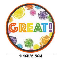 100-500pcs Cute Reward Stickers Roll with Word Motivational Stickers for School Teacher Kids Student Stationery Stickers Kids (Online Order Only)