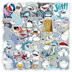 Jeff the Lurker Shark Stickers Avengers Graffiti Laptop Luggage Fridge (ONLINE ORDER ONLY)