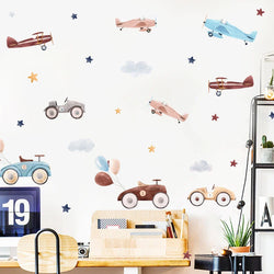 Retro Nursery Peel and Stick Stickers (ONLINE ORDER ONLY)