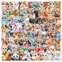 Cute Cartoon Animal Stickers Waterproof Decals for Fridge, Notebook, Phone - 10/30/50/100pcs (ONLINE ORDER ONLY)