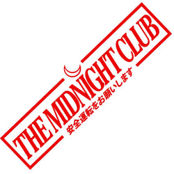 JDM The Midnight Car Sticker Windshield Banner Night Run Sport Competition Style Waterproof Sunscreen Decorative Vinyl Decals (ONLINE ORDER ONLY)