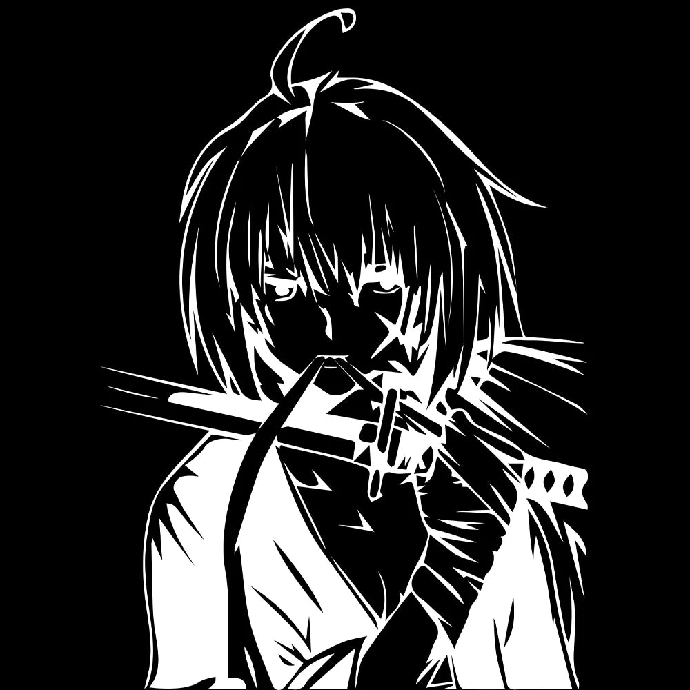 Japanese Anime Car Sticker Individual Decoration Door Donnet External Parts Waterproof Die-Cutting PVC Vinyl Decals (ONLINE ORDER ONLY)