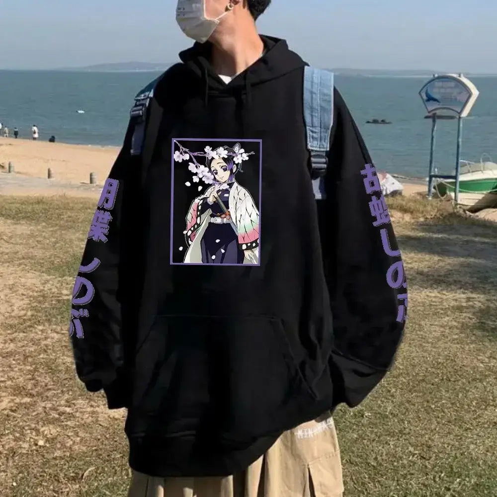 Demon Slayer Kamado Nezuko Oversize Anime Hoodie Streetwear (ONLINE ORDER ONLY)