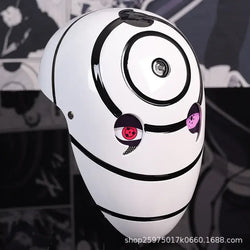 Obito Cosplay Mask: High Gloss Akatsuki Anime Prop