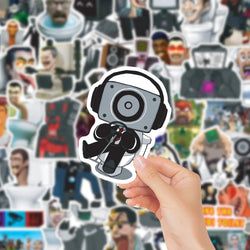 10/30/50/100PCS Funny Skibidi Toilet Stickers Graffiti Motorcycle Laptop Phone Notebook Waterproof Car Sticker Cartoon Decal Toy (ONLINE ORDER ONLY)