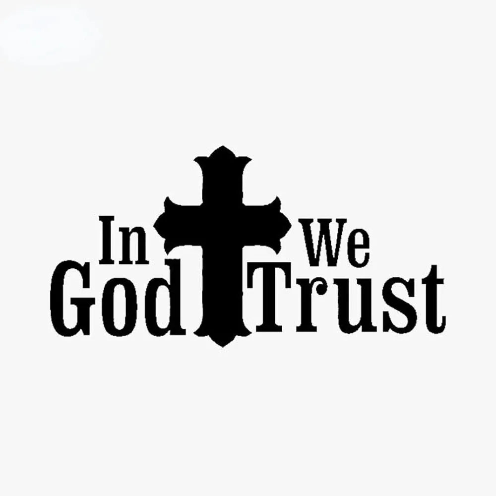 Creativity In God We Trust Christian Vinyl Decal Car Sticker (ONLINE ORDER ONLY)