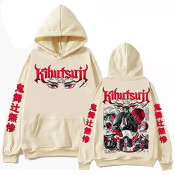 Muzan Kibutsuji Hoodie Demon Slayer Harajuku Pullover (ONLINE ORDER ONLY)