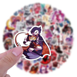 10/30/50/120pcs Helluva Boss Anime Graffiti Stickers Decoration Laptop Notebook Phone Suitcase Car Waterproof DIY Stickers Toys (ONLINE ORDER ONLY)