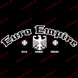 Text Euro Empire for Car Sticker Windshield Banner Rear Window Decoration External Accessories Waterproof Pvc Vinyl Decals (ONLINE ORDER ONLY)