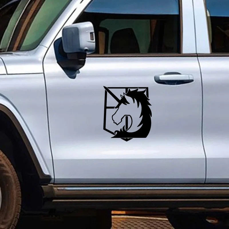Unicorn ,CARTOON Stickers,Japanese TITAN,High quality sticker for cars trucks motorcycles &laptops! (ONLINE ORDER ONLY)
