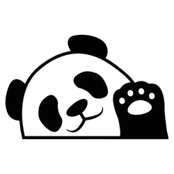 Panda Car Stickers Vinyl  Creative Decal Cute Occlusion Scratch Refrigerator Air Conditioner Car Accessories Car Sticker (ONLINE ORDER ONLY)