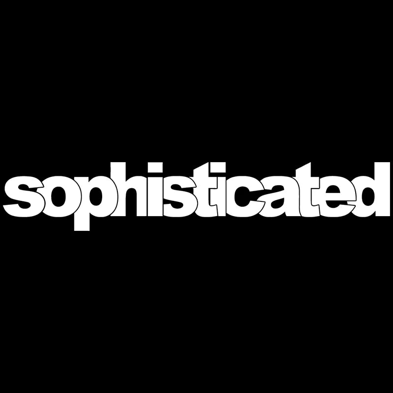 Sophisticated Text Individuation for Car Sticker Decoration Windshield Banner External Accessories Waterproof Vinyl Decals (ONLINE ORDER ONLY)