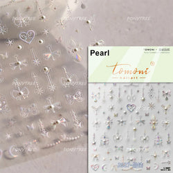 Graffiti Line Love Heart Cool Personal Hollow Out English Letter Y2k Self Adhesive Nail Art Decorations Sticker Manicure Decals (ONLINE ORDER ONLY)