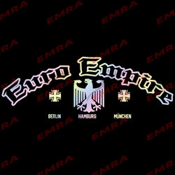 Text Euro Empire for Car Sticker Windshield Banner Rear Window Decoration External Accessories Waterproof Pvc Vinyl Decals (ONLINE ORDER ONLY)