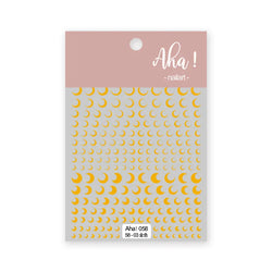 1pc 3D Cloud Moon Design Nail Art Stickers Ultra Thin Self Adhesive Nail Art Decals White Clouds Nail Art Decoration Supplies *N (Online Order Only)